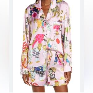 Karen Mabon leopards can’t change their spots pajama short set